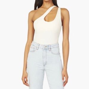 WeWoreWhat Asymmetrical bodysuit